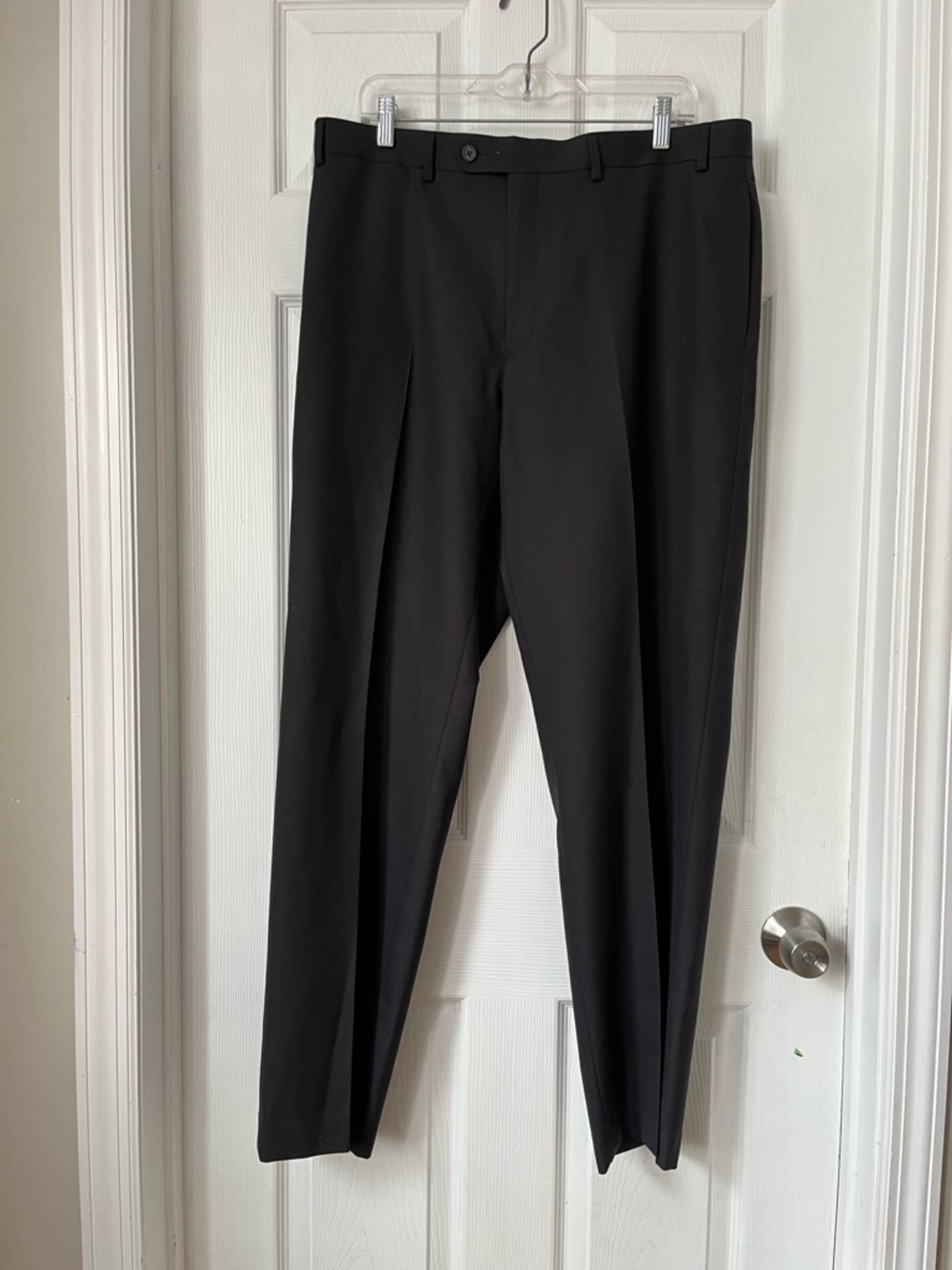 Ralph Ralph Lauren flat front Black Dress Pants men’s size 38wx32L